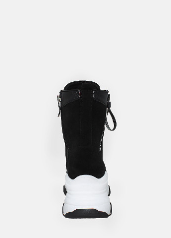 Зимние ботинки rf01172-11 черный Favi из натуральной замши