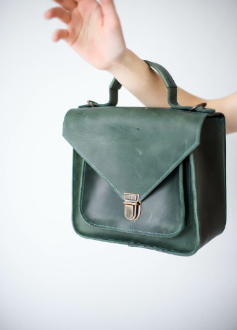 Женская деловая сумка ручной работы из винтажной натуральной кожи бордового цвета Boorbon (253342381)