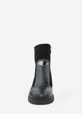 Зимние ботинки raj19 черный Azatti из натуральной замши