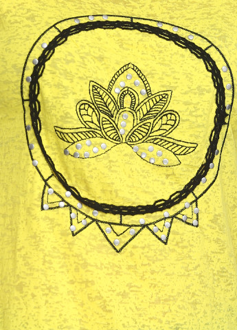 Желтая летняя футболка Kosha Gempos