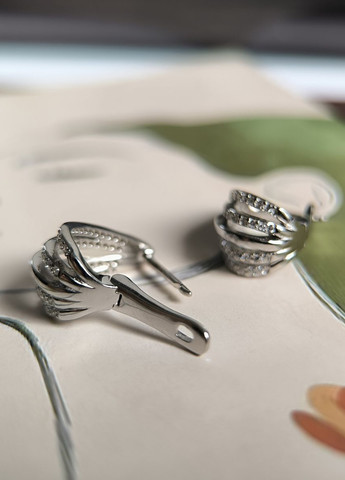 Серьги Silver Flame (350941314)