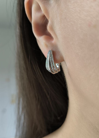 Серьги Silver Flame (350941314)