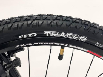Горный подростковый алюминиевый велосипед -24 White Pink Япония Shimano MTB Черно-Красный Hammer (252058479)