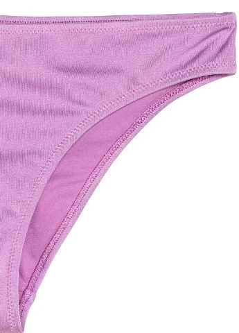 Сиреневые купальные трусики-плавки однотонные H&M