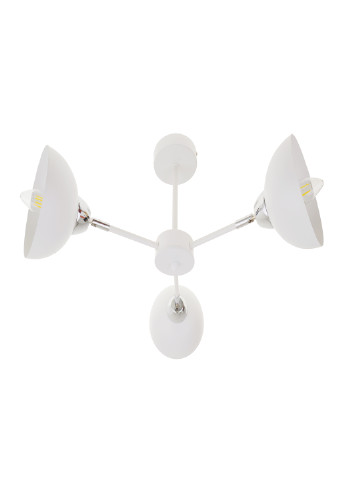 Люстра білого кольору на 3 лампочки BL-998S/5 E27 WH/CH Brille (251891839)