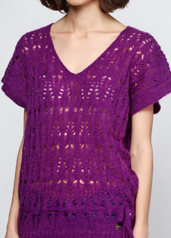 Фиолетовый демисезонный пуловер пуловер Gas