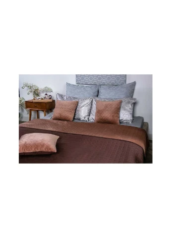 Покривало Руно двостороннє VeLour Коричневе 150 х 220 см (360.55_Cappuccino) Руно (254080874)