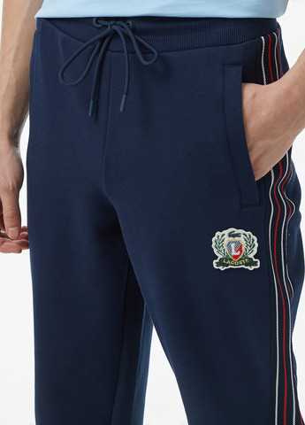 Индиго спортивные демисезонные джоггеры брюки Lacoste