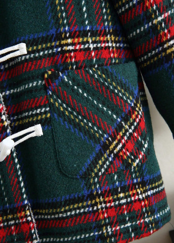 Зеленое зимнее Пальто дафлкот SHEIN