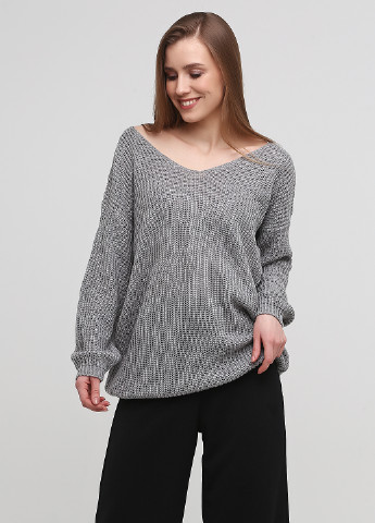 Серый демисезонный пуловер пуловер Boohoo