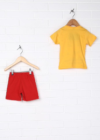 Жовтий літній комплект (футболка, шорти) Bebebix