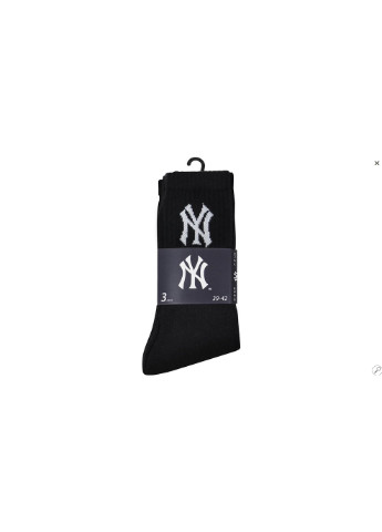 Шкарпетки Crew 3-pack 43-46 black 15100002-1002 New York Yankees (253684251)