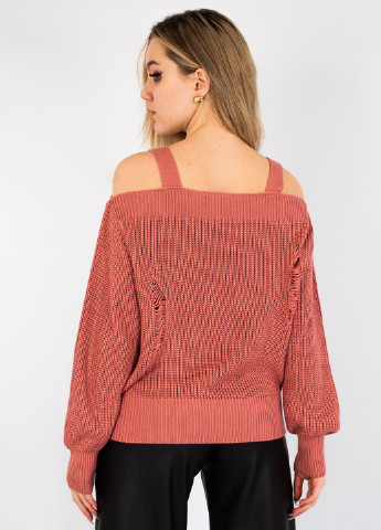 Темно-рожевий демісезонний светр Only