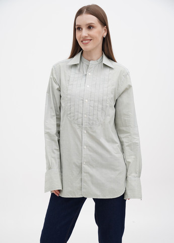 Мятная кэжуал рубашка в полоску Ralph Lauren
