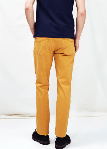 Светло-бежевые кэжуал летние прямые брюки Mango