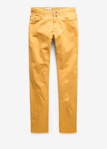 Светло-бежевые кэжуал летние прямые брюки Mango