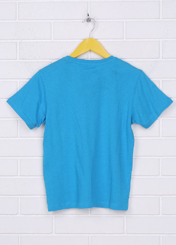 Синяя летняя футболка с коротким рукавом Billabong
