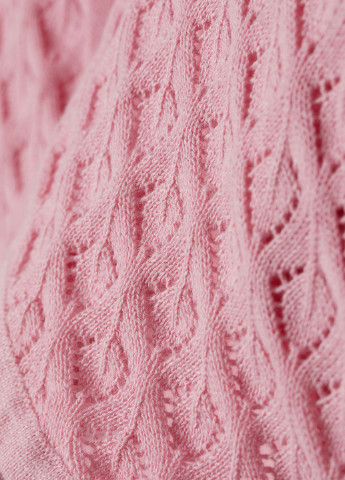 Болеро H&M однотонное розовое кэжуал хлопок