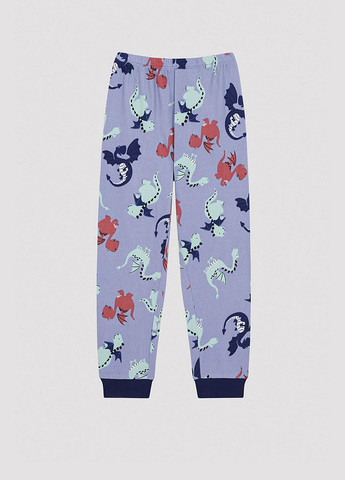 Голубая всесезон пижама (лонгслив, брюки) лонгслив + брюки Penti