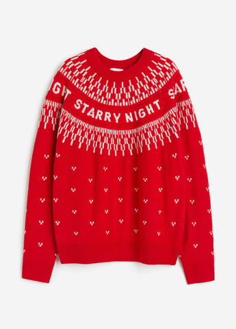 Червоний зимовий джемпер джемпер H&M