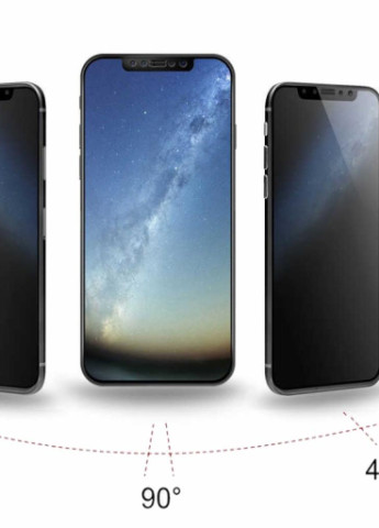 Стекло защитное Anti-spying Samsung Galaxy M10 SM-M105 Black (703918) BeCover (203983782)