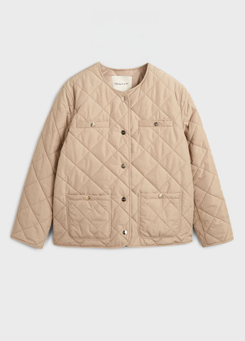 Светло-бежевая демисезонная куртка Gant