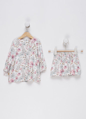 Комбінований літній костюм (блуза, спідниця) Bellybutton