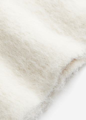 Белое кэжуал платье силуэтная H&M однотонное