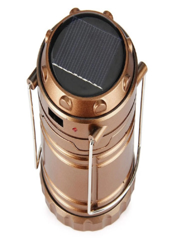 Кемпинговая Лампа G85 аккумуляторная с солнечной панелью Бронзовая VTech (252481184)