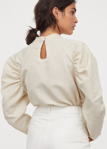 Світло-бежева демісезонна блуза H&M