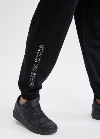 Черные спортивные демисезонные джоггеры, зауженные брюки DeFacto