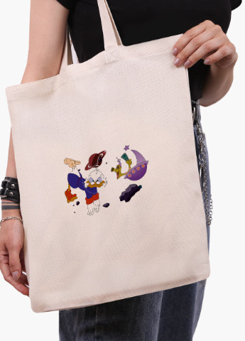 Эко сумка шоппер белая Скрудж Макдак Утиные истории (Scrooge McDuck) (9227-2025-WT) Еко сумка шоппер біла 41*35 см MobiPrint (215952292)