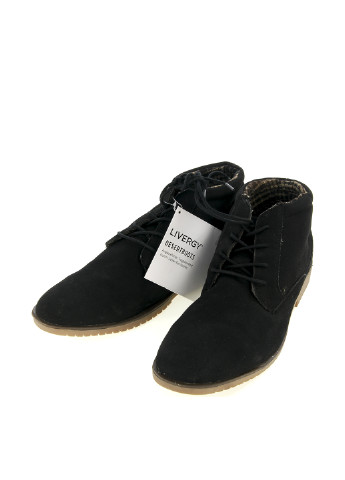 Черные осенние ботинки дезерты Livergy