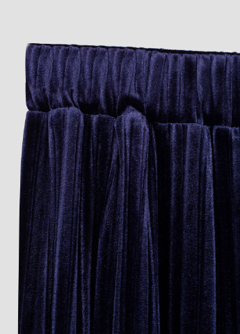 Темно-синяя кэжуал однотонная юбка Naf Naf