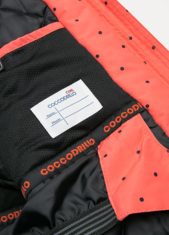 Коралловая демисезонная куртка Coccodrillo
