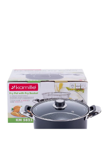 Каструля із сіткою для фритюру 4 л KM-5821 Kamille (253627230)