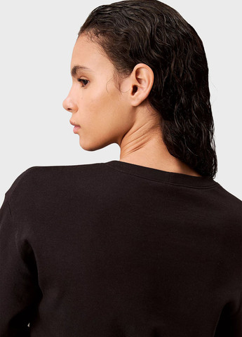 Черный свитшот Calvin Klein логотип вышивка (366424610)