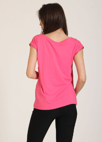 Розовая летняя футболка Ely Bella