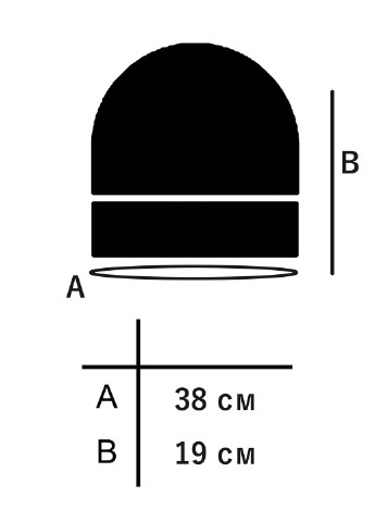 Шапка Big Logo черная Custom Wear (252047182)