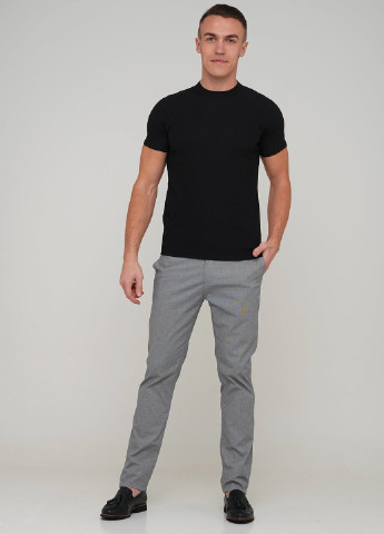 Светло-серые кэжуал демисезонные классические брюки Trend Collection