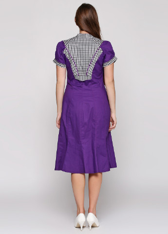 Фиолетовое кэжуал платье Алеся