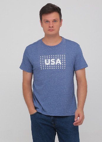 Светло-синяя футболка American Giant
