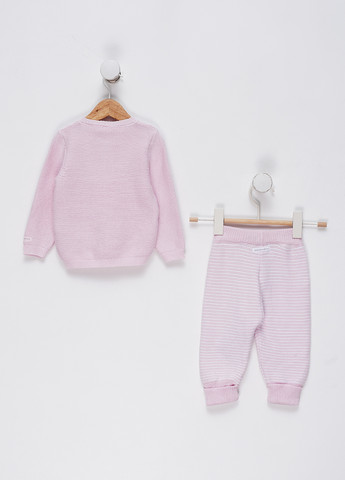 Рожевий демісезонний костюм (кофта, штани) брючний Bellybutton