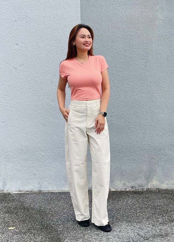 Розовый летний комплект (футболка, шорты) Uniqlo