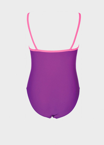 Фиолетовый летний купальник слитный Arena AWT ROUCHE KIDS GIRL ONE PIECE
