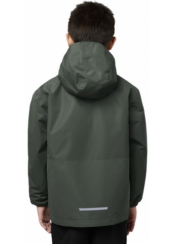 Оливковая (хаки) демисезонная куртка Jack Wolfskin ICELAND JKT K