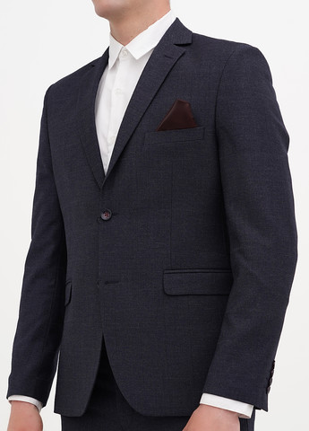 Синий демисезонный костюм (пиджак, брюки) брючный Federico Cavallini