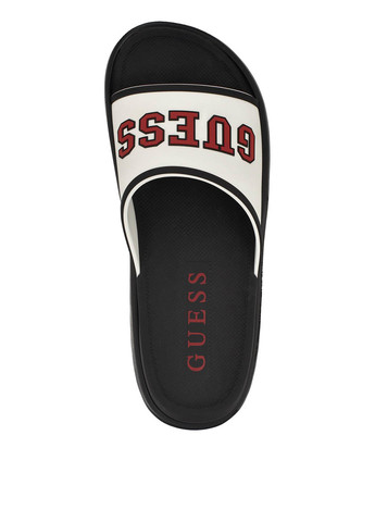 Черно-белые кэжуал шлепанцы Guess