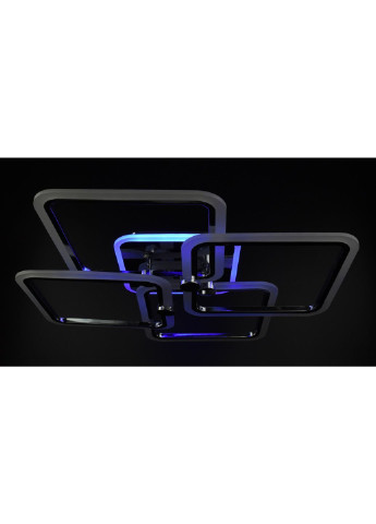 Люстра стельова LED з пультом A2503/4L-RGB-ch Хром 11х64х64 см. Sunnysky (253528078)
