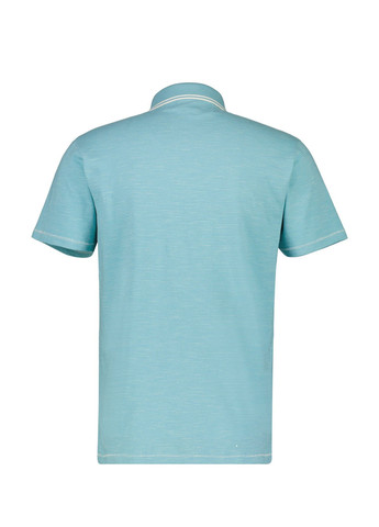 Бирюзовая футболка-поло для мужчин Lerros меланжевая